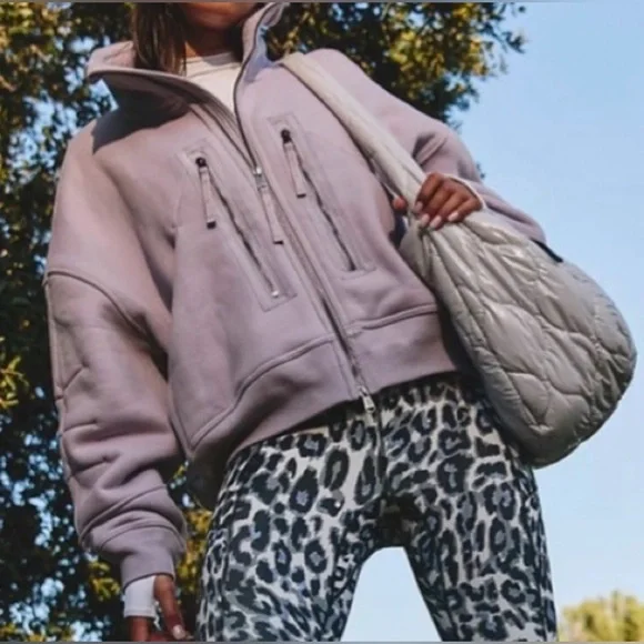 Free People Movement A Cut Above Zip Up Jacket - Picture 2 of 13